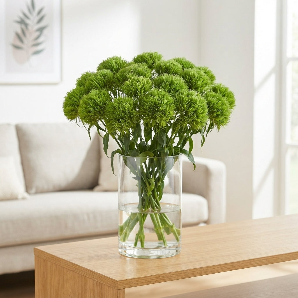 Green Wicky Sweet William – 55cm Stems
