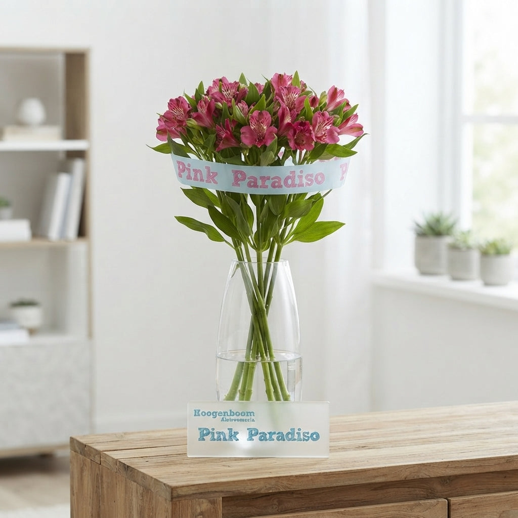 Pink Alstroemeria ‘Paradis’ – 75cm Stems