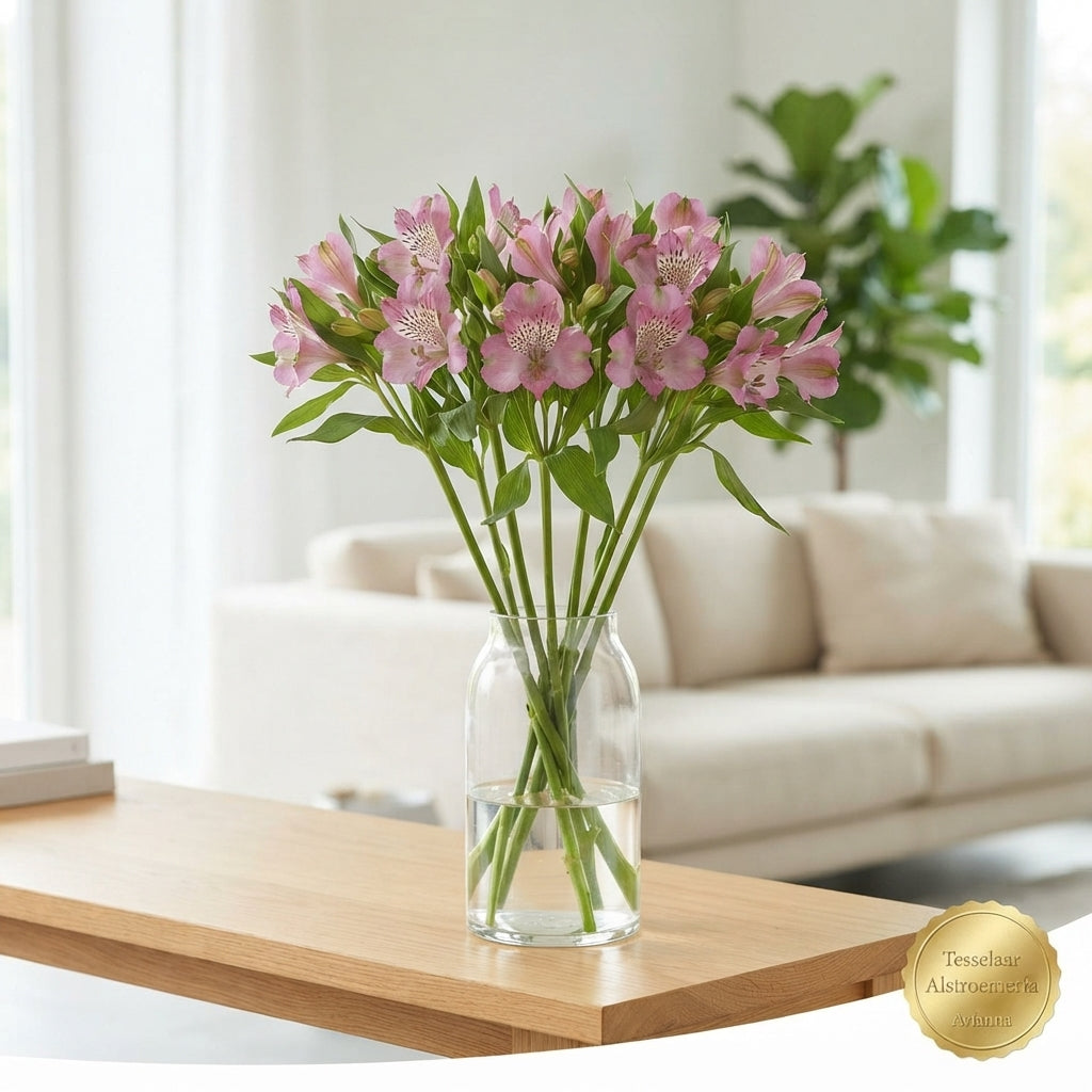 Pink Alstroemeria ‘Tesavianna’ – 75cm Stems