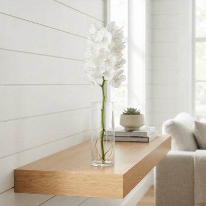 White Vanda Orchid ‘Diamond White’ – 20cm Stems