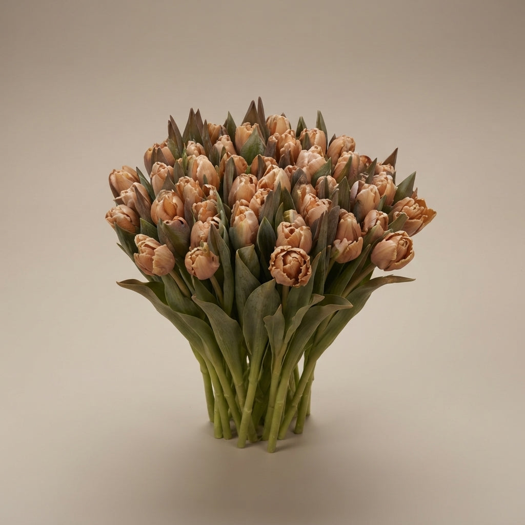 Tulipa Double Dyed Blue Tulips, 50 Stems