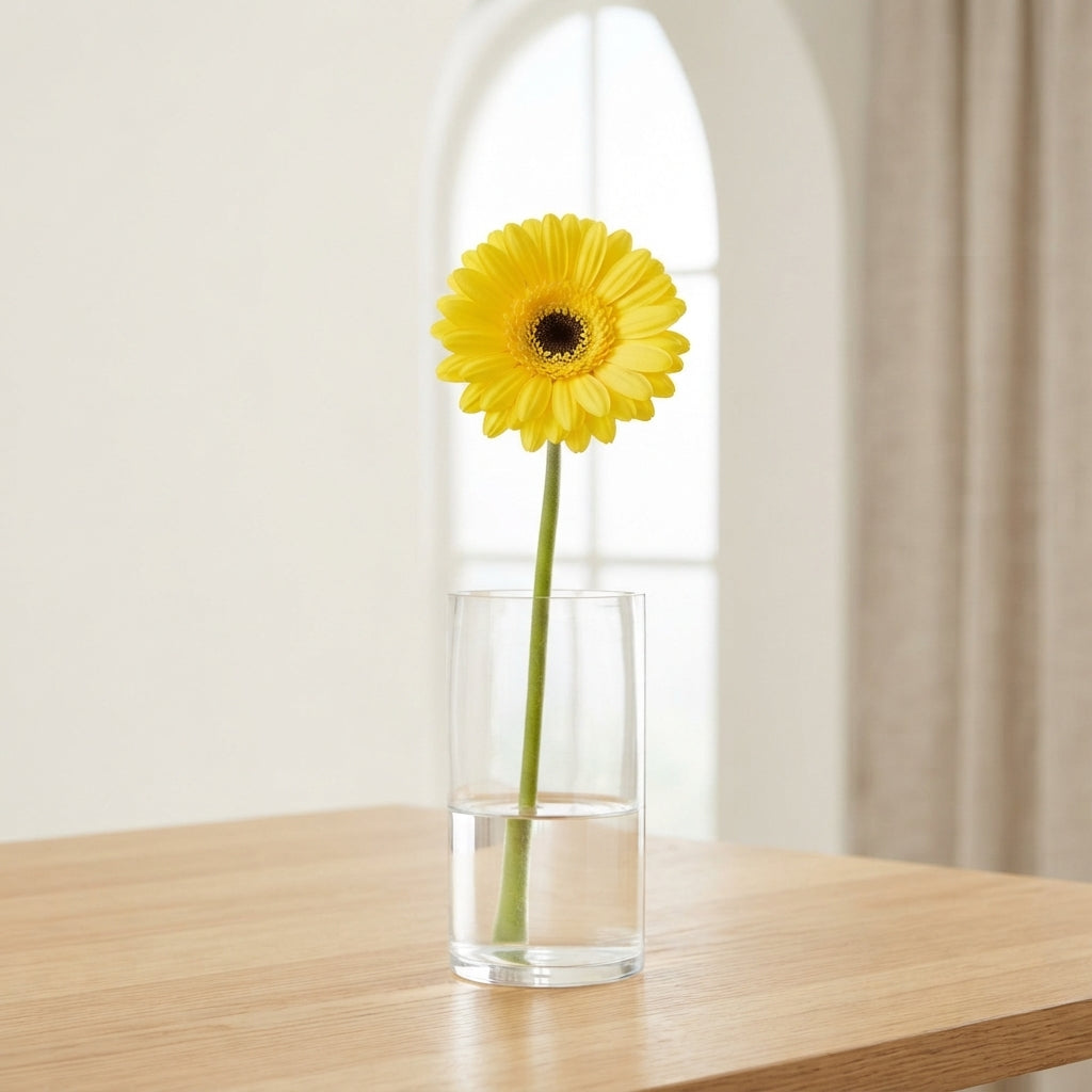 Yellow Germini Sunshine Cut Flowers – 50cm Stems