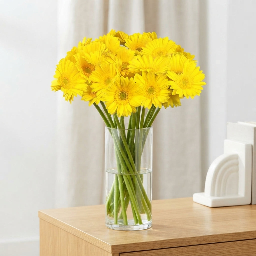 Yellow Germini ‘Moreno’ – 50cm Stems