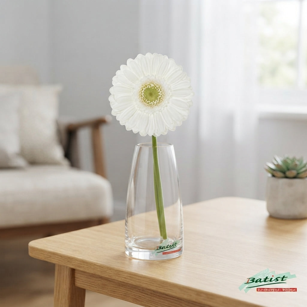 White Germini ‘Lobby’ Cut Flowers – 50cm Stems