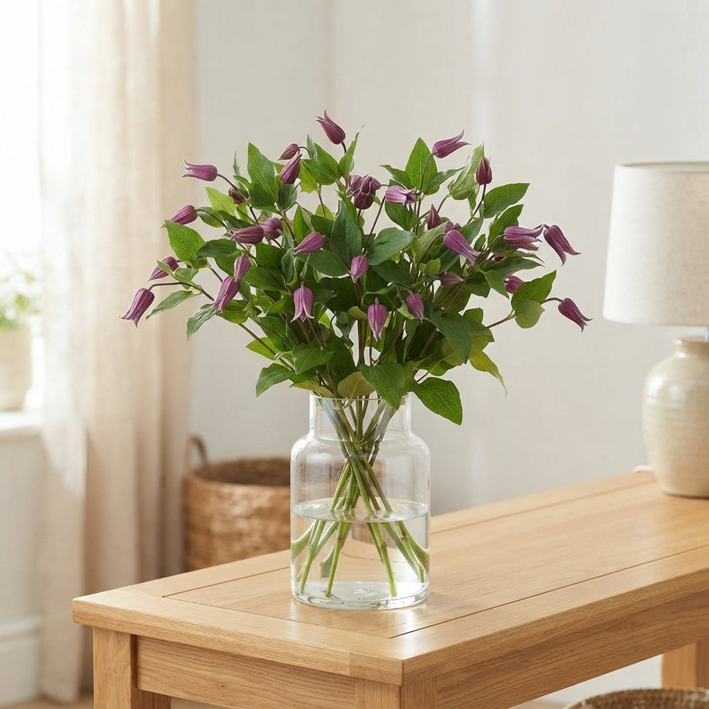 Blue Clematis ‘Amazing Rome’ – 60cm Cut Stems