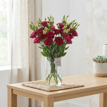Red Lisianthus ‘Arosa Red’ – 70cm Stems