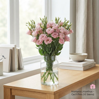 Pink Lisianthus ‘Cecil Pink’ – 70cm Stems