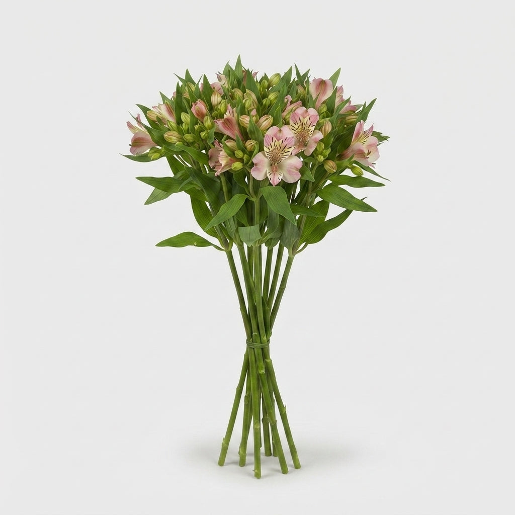 Pink Alstroemeria ‘Wonder Sweet’ Cut Flowers – 10 Stems