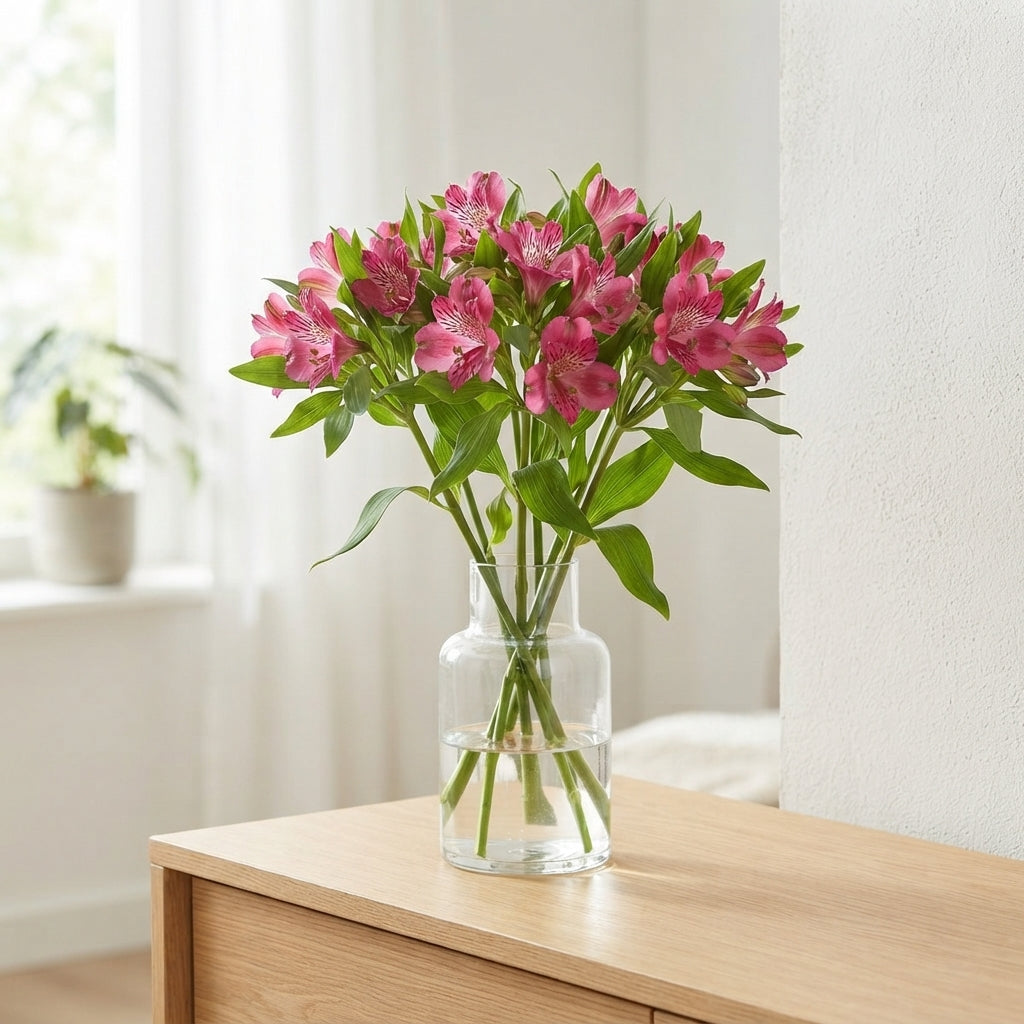 Pink Alstroemeria ‘Tesrome’ – 75cm Cut Stems