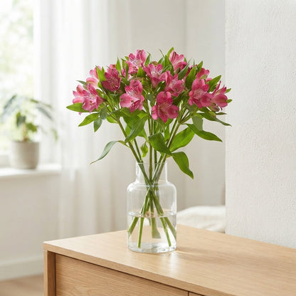 Pink Alstroemeria ‘Tesrome’ – 75cm Cut Stems