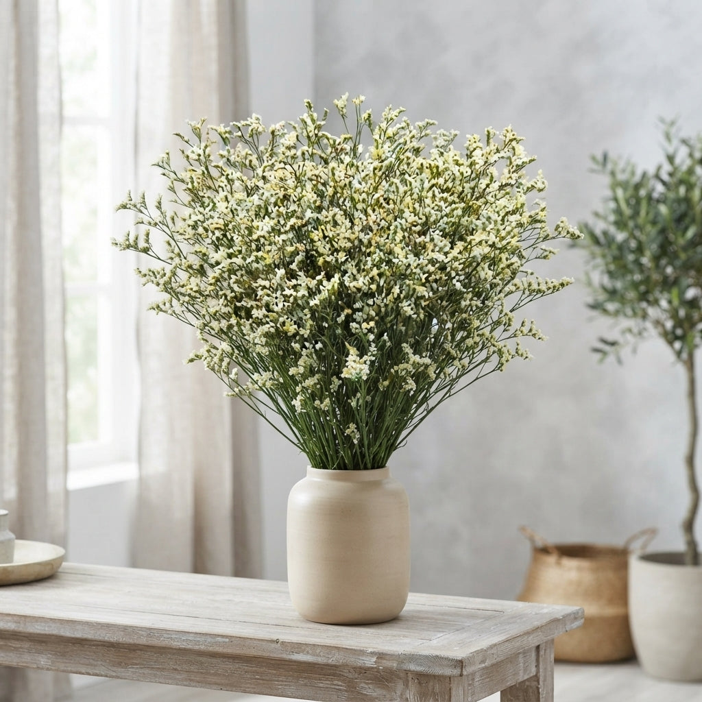 White Limonium ‘Clear Diamond’ – 80cm Stems