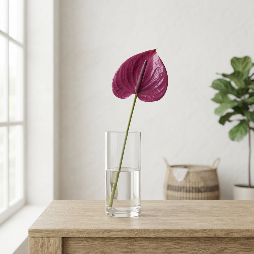Purple Anthurium Maravilla Cut Flowers – 35cm Stems