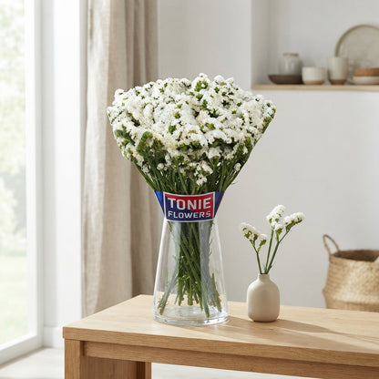 White Statice ‘Starlight Wings’ Cut Flowers – 80cm Stems