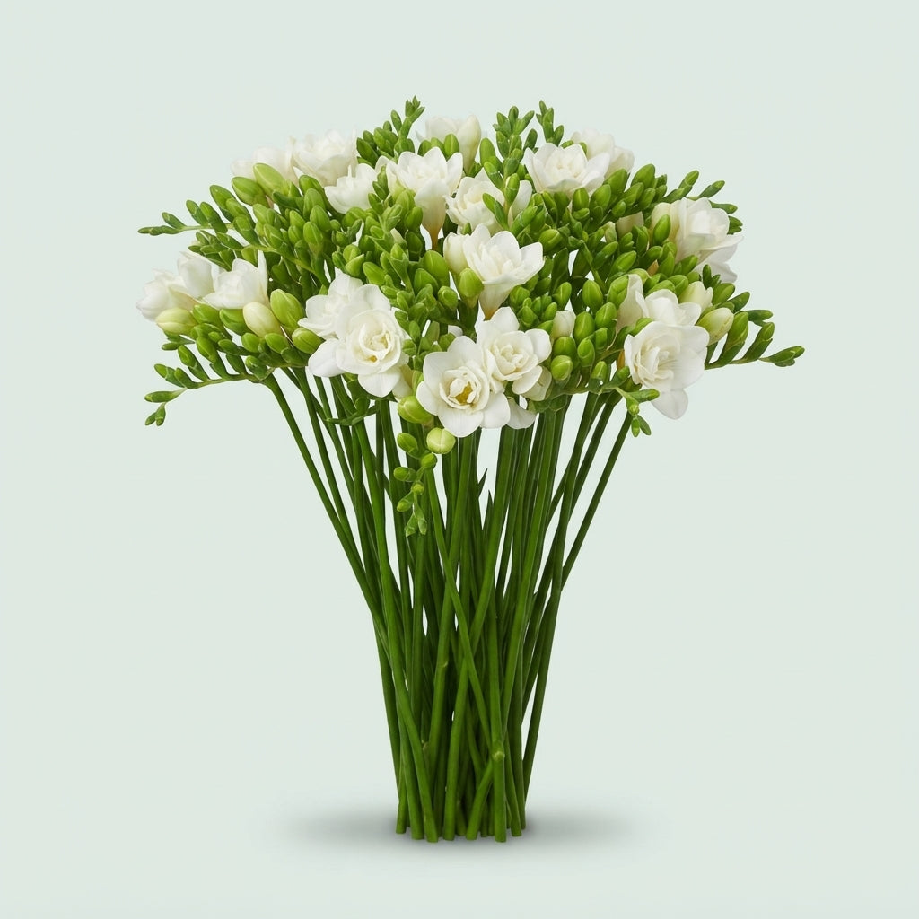 Freesia Double White