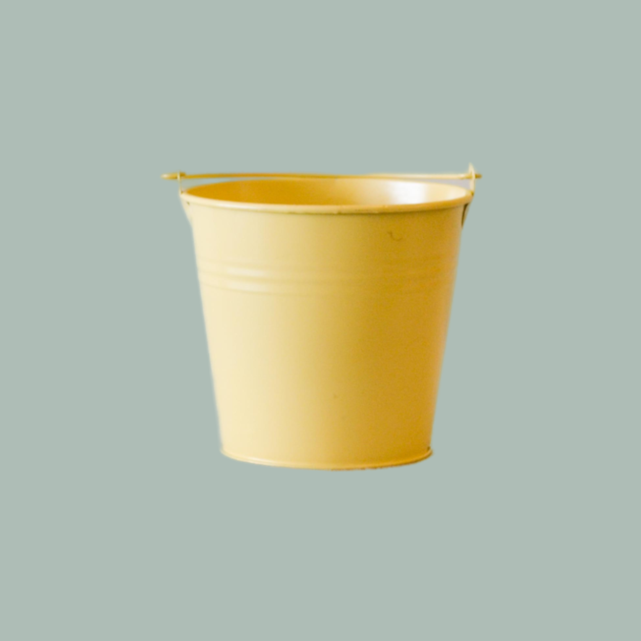 Small Yellow Tin Pot (Box of 24)